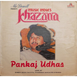 Pankaj Udhas Pankaj Udhas (Live At Bombay, Delhi, Calcutta, Hyderabad, Bangalore & Madras) Vinyl LP USED