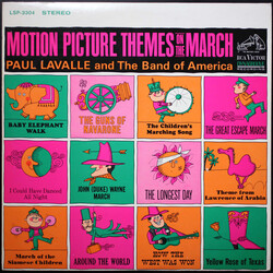 Paul Lavalle & The Band Of America Motion Picture Themes On The March Vinyl LP USED