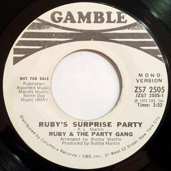 Ruby And The Party Gang Ruby's Surprise Party VINYL 7" USED