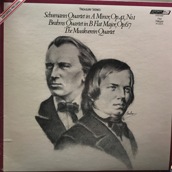Robert Schumann / Johannes Brahms / Musikvereinsquartett Quartet In A Minor, Op. 41, No. 1 / Quartet In B Flat Major, Op. 67 Vinyl LP USED