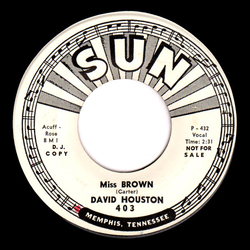 David Houston Miss Brown / Sherry's Lips Vinyl 7" USED