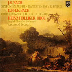 Johann Sebastian Bach / Carl Philipp Emanuel Bach / Heinz Holliger / English Chamber Orchestra / Raymond Leppard Sinfonien & Oboekonzerte Vinyl LP USE