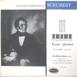 Franz Schubert / Paul Badura-Skoda / Mitglieder Des Wiener Konzerthausquartetts / Josef Hermann Trout Quintet In A Major, Op. 114 Vinyl LP USED