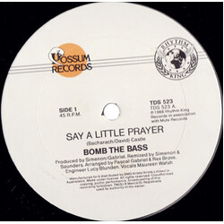 Bomb The Bass Say A Little Prayer USED VINYL 12INCH 45 RPM