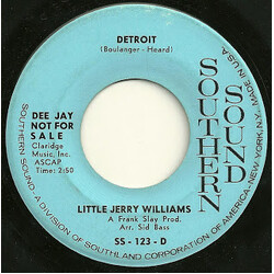 Jerry Williams Jr. Detroit / The 1965 King Size Nicotine Blues USED VINYL 7INCH 45 RPM PROMO