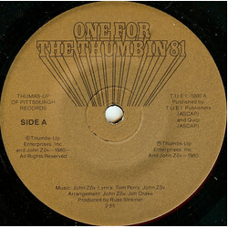John ZMv One For The Thumb In 81 USED VINYL 7INCH 45 RPM
