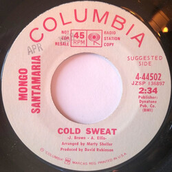 Mongo Santamaria Cold Sweat / Sitting On The Dock Of The Bay USED VINYL 7INCH 45 RPM PROMO STYRENE