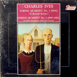 Charles Ives / The Kohon String Quartet String Quartet No. 1 "A Revival Service" /  String Quartet No. 2 Vinyl LP USED