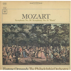 Wolfgang Amadeus Mozart / Eugene Ormandy / The Philadelphia Orchestra Symphony No. 30 / Symphony No. 31 "Paris" Vinyl LP USED