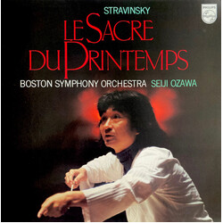 Igor Stravinsky / Boston Symphony Orchestra / Seiji Ozawa Le Sacre Du Printemps Vinyl LP USED