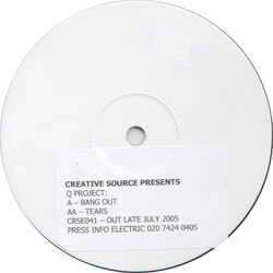 Q Project Bang Out / Tears USED VINYL 12"