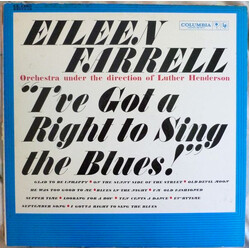 Eileen Farrell I've Got A Right To Sing The Blues! Vinyl LP USED