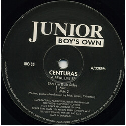 Centuras A Real Life EP USED VINYL 12INCH EP 33 S RPM