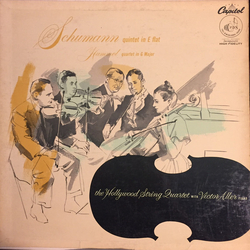 Robert Schumann / Johann Nepomuk Hummel / The Hollywood String Quartet / Victor Aller Quintet In E Flat Minor / Quartet In G Major Vinyl LP USED