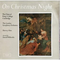 The King's College Choir Of Cambridge / The London Symphony Orchestra / Hervey Alan / David Willcocks On Christmas Night Vinyl LP USED