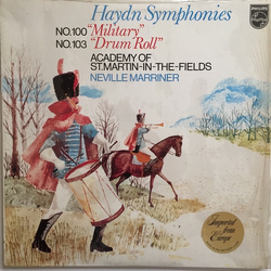 Joseph Haydn / The Academy Of St. Martin-in-the-Fields / Sir Neville Marriner Symphonies: No. 100 "Military" & No. 103 "Drum Roll" Vinyl LP USED