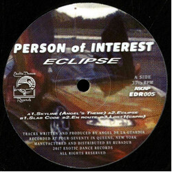 Person of Interest Eclipse USED VINYL 12INCH 33 S RPM