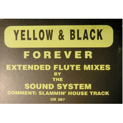Yellow & Black Forever USED VINYL 12INCH 33 S RPM PROMO