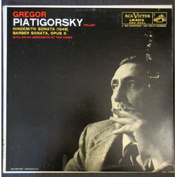 Paul Hindemith / Samuel Barber / Gregor Piatigorsky / Ralph Berkowitz Sonata (1948) / Sonata, Opus 6 Vinyl LP USED