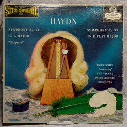 Joseph Haydn / Josef Krips / Wiener Philharmoniker Symphony No. 94 in G Major "Surprise", Symphony No. 99 In E Flat Major Vinyl LP USED