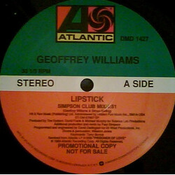 Geoffrey Williams Lipstick USED VINYL 12INCH 33 S RPM PROMO
