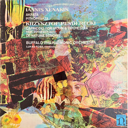 Iannis Xenakis / Krzysztof Penderecki / Buffalo Philharmonic Orchestra / Lukas Foss Akrata, Pithoprakta / Capriccio For Violin & Orchestra, De Natura 