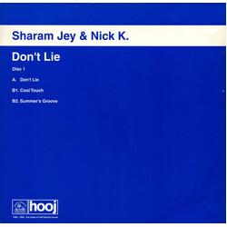 Sharam Jey / Nick K Don't Lie USED VINYL 12INCH 33 S RPM