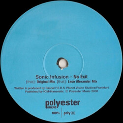 Sonic Infusion No Exit USED VINYL 12INCH