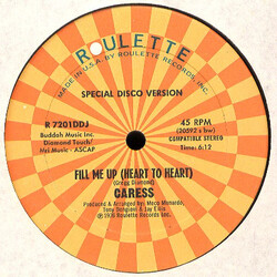Caress (6) Fill Me Up (Heart To Heart) USED VINYL 12INCH 45 RPM PROMO
