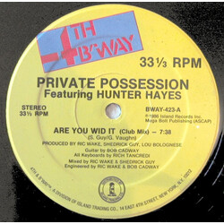 Private Possession / Hunter Hayes Are You Wid It USED VINYL 12INCH 33 S RPM