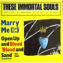 These Immortal Souls Marry Me (Lie Lie) USED VINYL 12INCH 45 RPM SINGLE