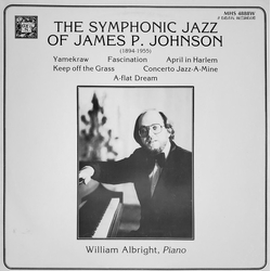 James Price Johnson / William Albright The Symphonic Jazz Of James P. Johnson Vinyl LP USED