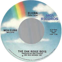 The Oak Ridge Boys Elvira USED VINYL 7INCH 45 RPM SINGLE