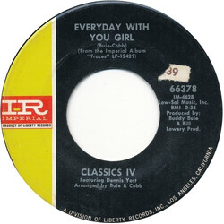 The Classics IV Everyday With You Girl USED VINYL 7INCH 45 RPM SINGLE