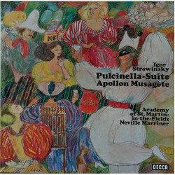 Igor Stravinsky / The Academy Of St. Martin-in-the-Fields / Sir Neville Marriner Pulcinella / Apollon Musagète Vinyl LP USED