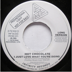 Hot Chocolate I Just Love What You're Doing Vinyl 7" USED