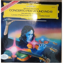 Niccolò Paganini / Salvatore Accardo / The London Philharmonic Orchestra / Charles Dutoit Concerto Per Violino (No. 6) Vinyl LP USED
