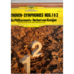 Ludwig van Beethoven / Berliner Philharmoniker / Herbert von Karajan Symphonies No 1 · No 2 Vinyl LP USED