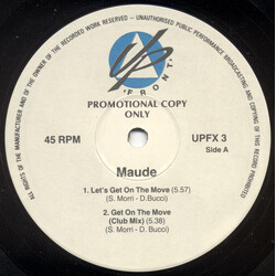 Maude Get On The Move VINYL 12" USED