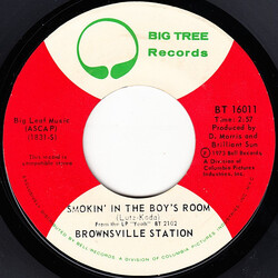 Brownsville Station Smokin' In The Boy's Room USED VINYL 7INCH 45 RPM SINGLE STYRENE