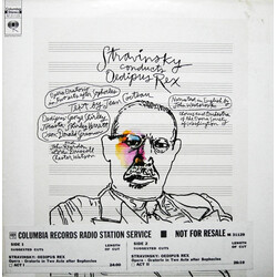 Igor Stravinsky Conducts Oedipus Rex Vinyl LP USED