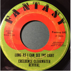 Creedence Clearwater Revival Long As I Can See The Light / Lookin' Out My Back Door USED VINYL 7INCH 45 RPM