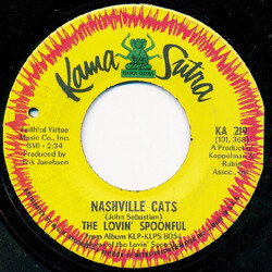 The Lovin' Spoonful Nashville Cats / Full Measure Vinyl 7" USED