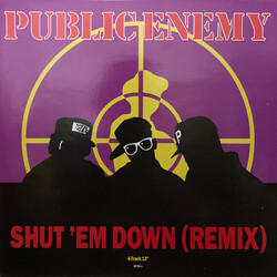 Public Enemy Shut 'Em Down (Remix) USED VINYL 12INCH 45 RPM