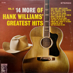 Hank Williams 14 More Of Hank Williams' Greatest Hits Vol. II Vinyl LP USED