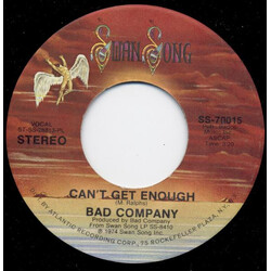 Bad Company (3) Can't Get Enough USED VINYL 7INCH SINGLE 45 RPM