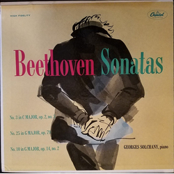 Georges Solchany Beethoven Sonatas Vinyl LP USED