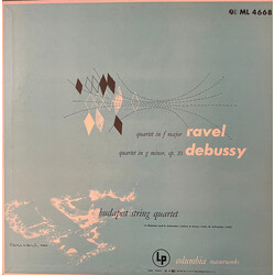 Maurice Ravel / Claude Debussy / Budapest String Quartet Quartet In F Major / Quartet In G Minor, Opus 10 Vinyl LP USED
