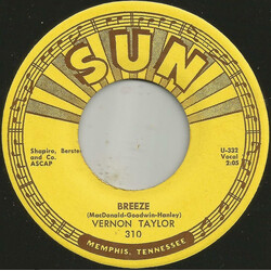 Vernon Taylor Breeze USED VINYL 7INCH 45 RPM SINGLE
