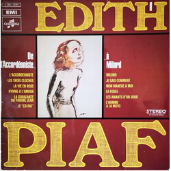 Edith Piaf De L'accordéoniste À Milord - Vol. 1 Vinyl LP USED